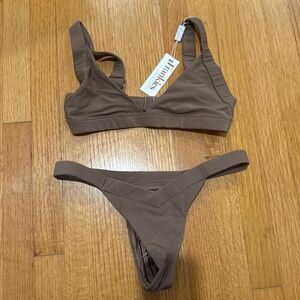Frankies Bikinis Brown Bikini